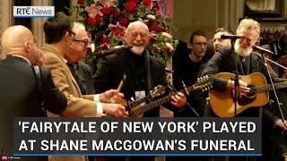 Shane MacGowan - 'Fairytale of New York' played at Shane MacGowan's funeral