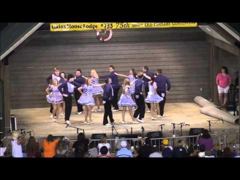 clogging at the 2010 Galax 75th Annual Fiddlers Convention