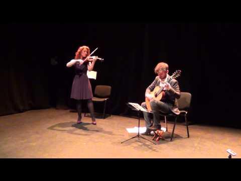 John O'Shea and Anna Jane Ryan playing 'Pastoral'